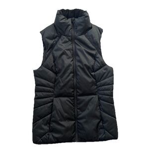 C9 Champion Women's Black Full Zip Quilted Puffer Vest Sz S Outdoor Zip Pockets